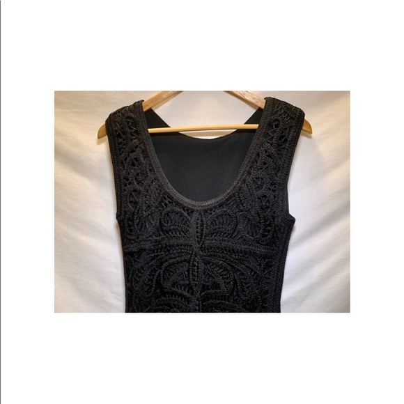 Maje sleeveless crêpe dress with embroidery - Picture 5 of 7